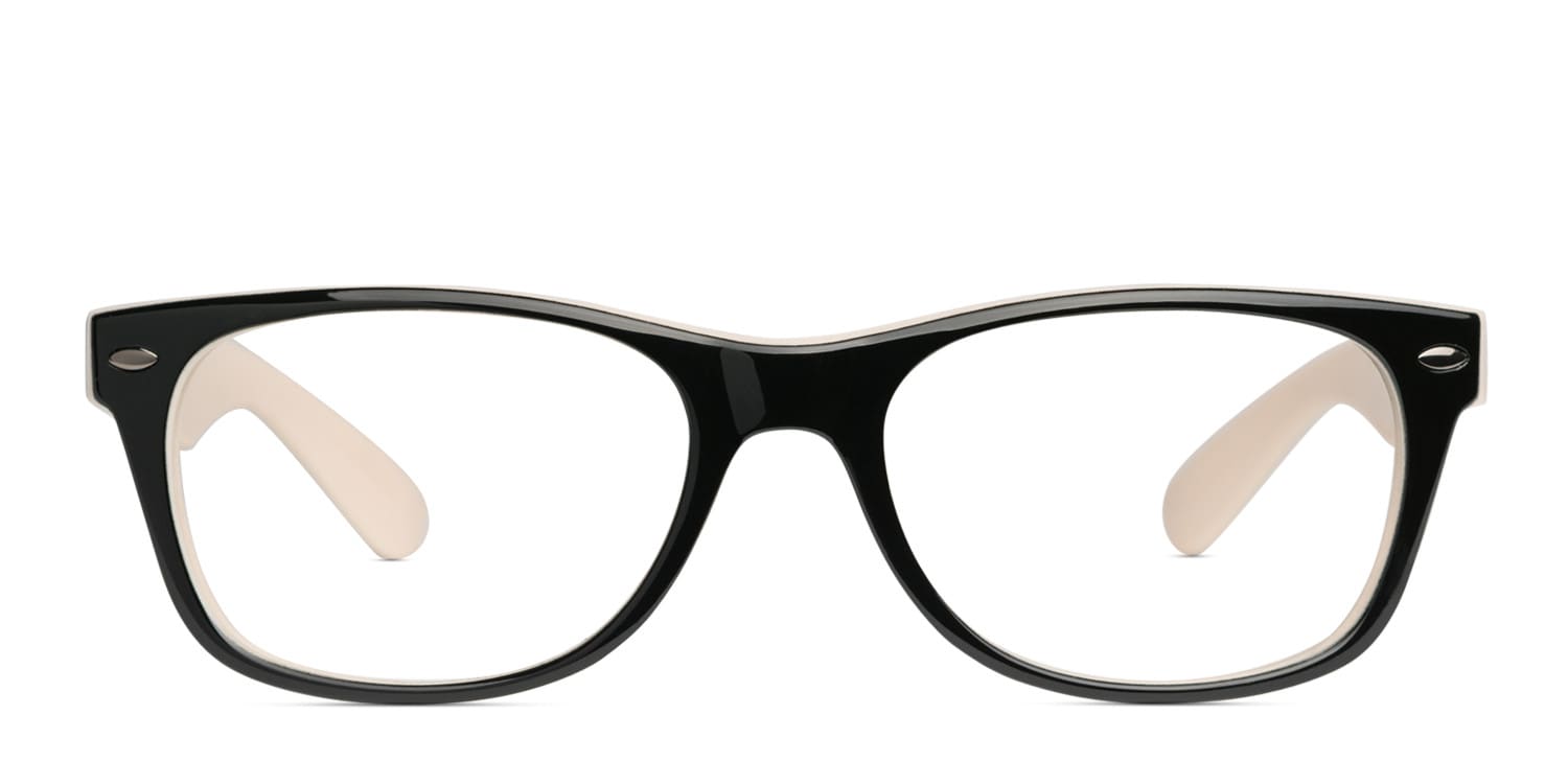 Revel Palmdale Black w/Beige NA glasses - Black / Beige - Frontal View