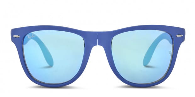 Ray ban folding wayfarer blue outlet