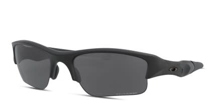 Oakley OO9009 Flak Jacket XLJ Black, Gray glasses - Black / Gray - Angle View