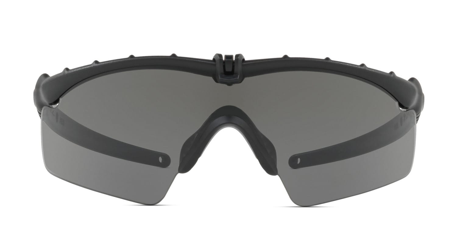 Oakley OO9146 Black glasses - Black / Gray - Frontal View