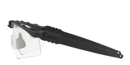 Oakley OO9146 Black glasses - Black / Clear - Side View