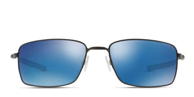 Oakley OO4075 Square Wire gray frame with ice iridium lenses