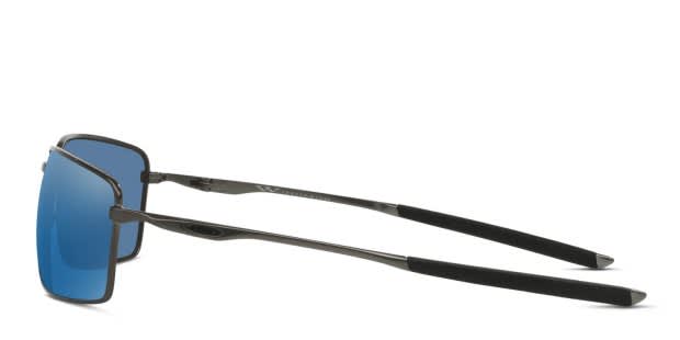 Oakley OO4075 Square Wire gray frame with ice iridium lenses