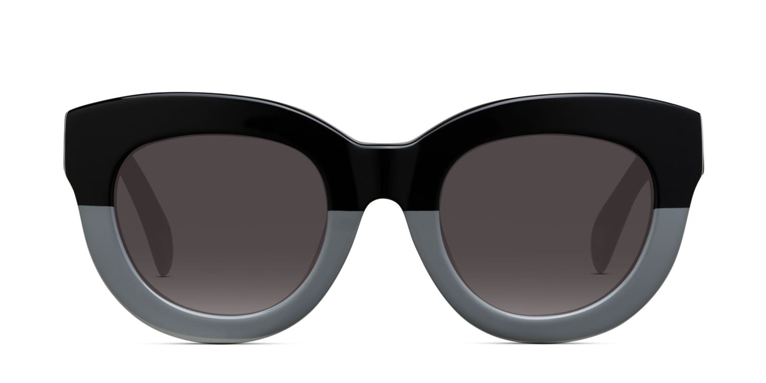 Muse M0527 Black w/Gray glasses - Black / Gray - Frontal View