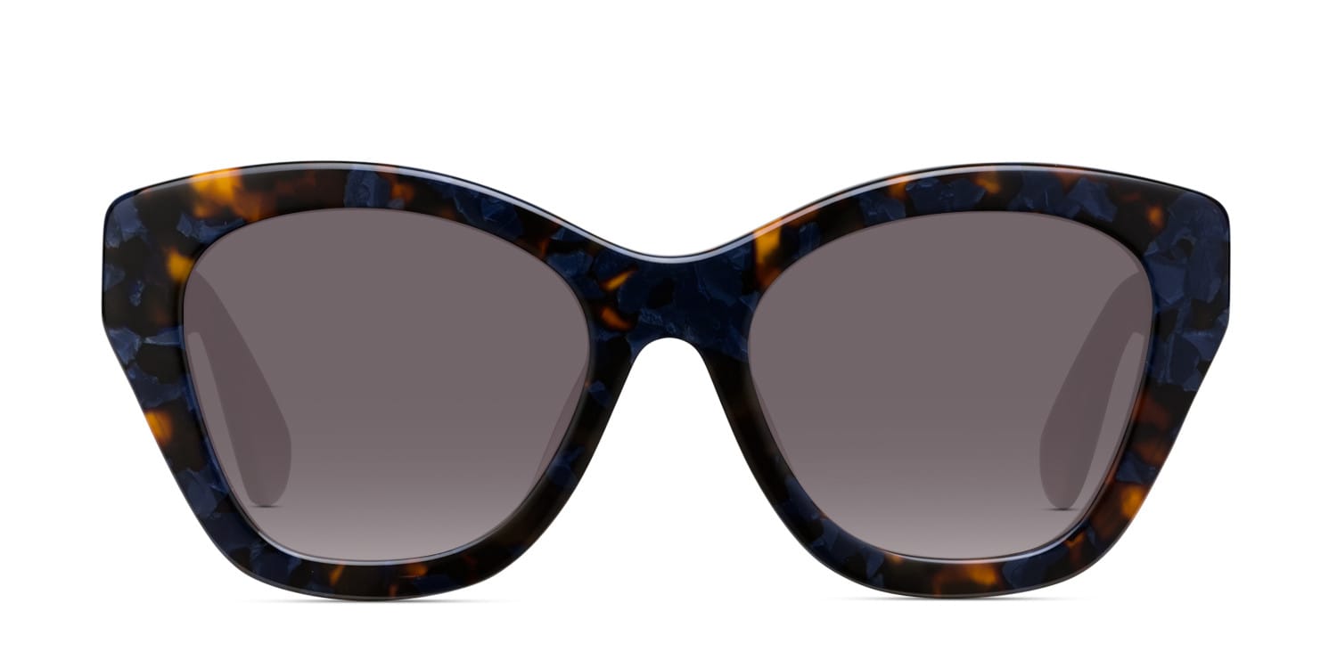 Amelia E. Madisonville Purple Tortoise glasses - Tortoise / Purple - Frontal View
