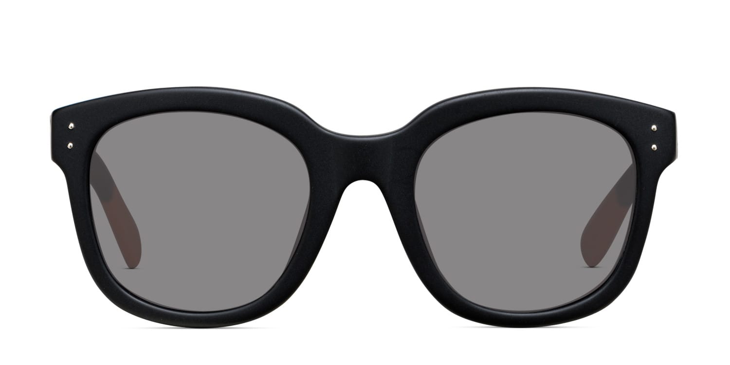 Amelia E. Bardstown Black/Orange glasses - Black / Orange - Frontal View