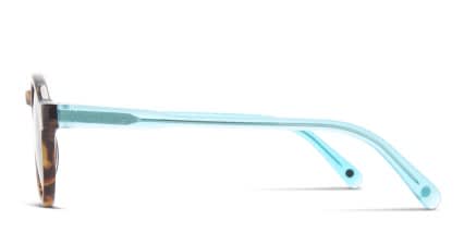 Muse Alford Tortoise w/Teal glasses - Blue / Tortoise - Side View