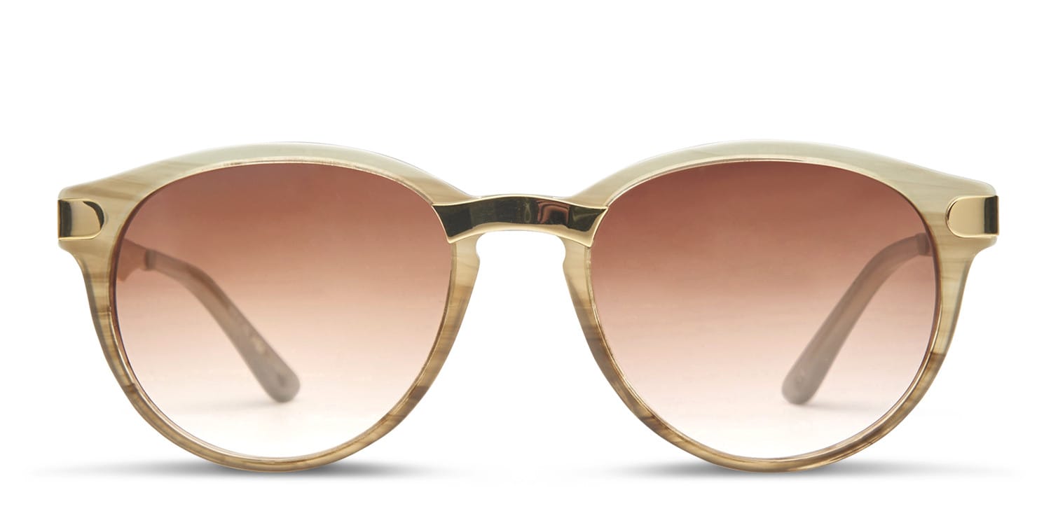 Ashbury Gray w/Gold glasses - Gray / Gold - Frontal View