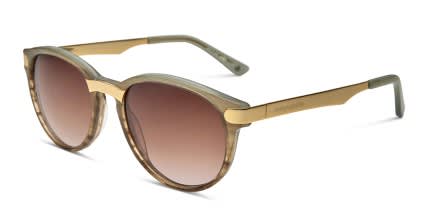 Ashbury Gray w/Gold glasses - Gray / Gold - Angle View
