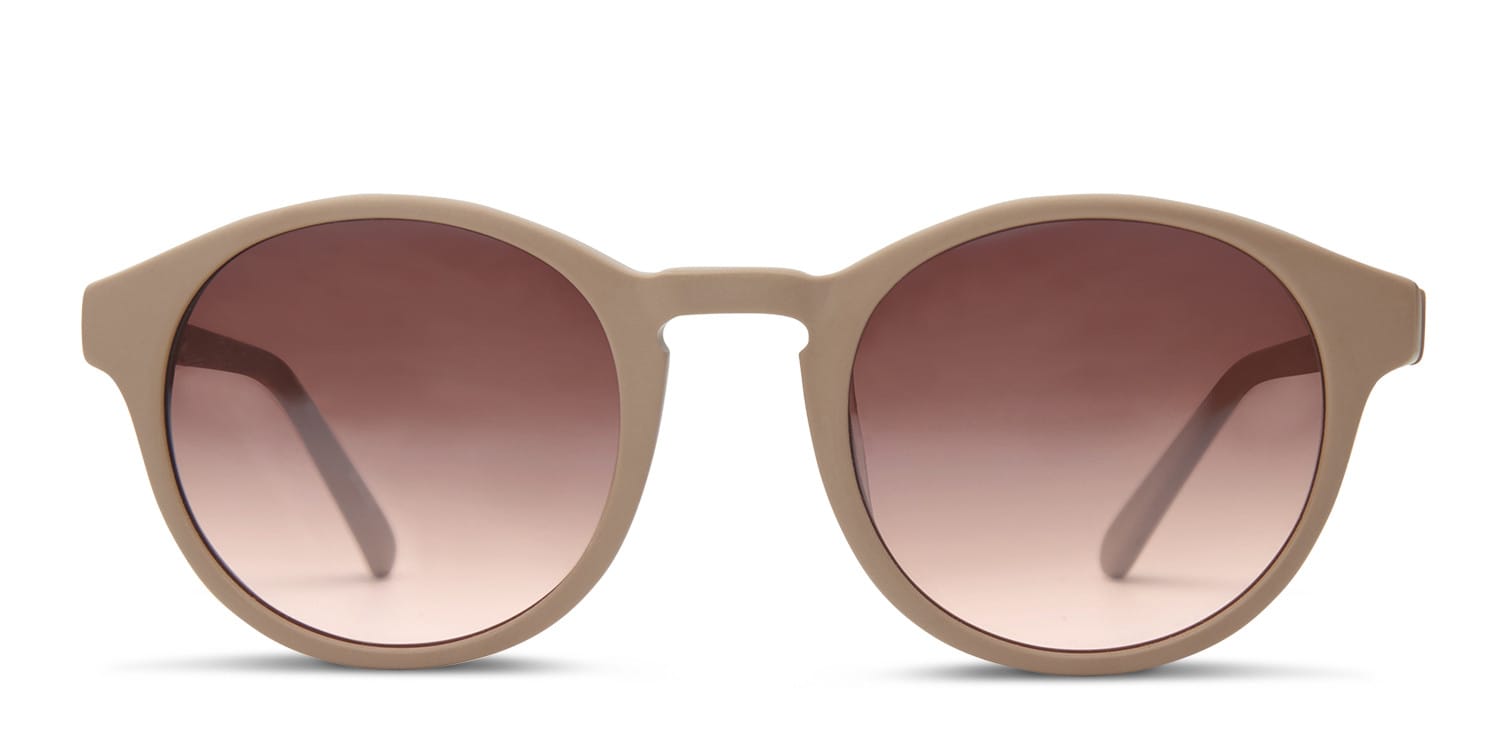 Pattaya Beige glasses - Beige - Frontal View
