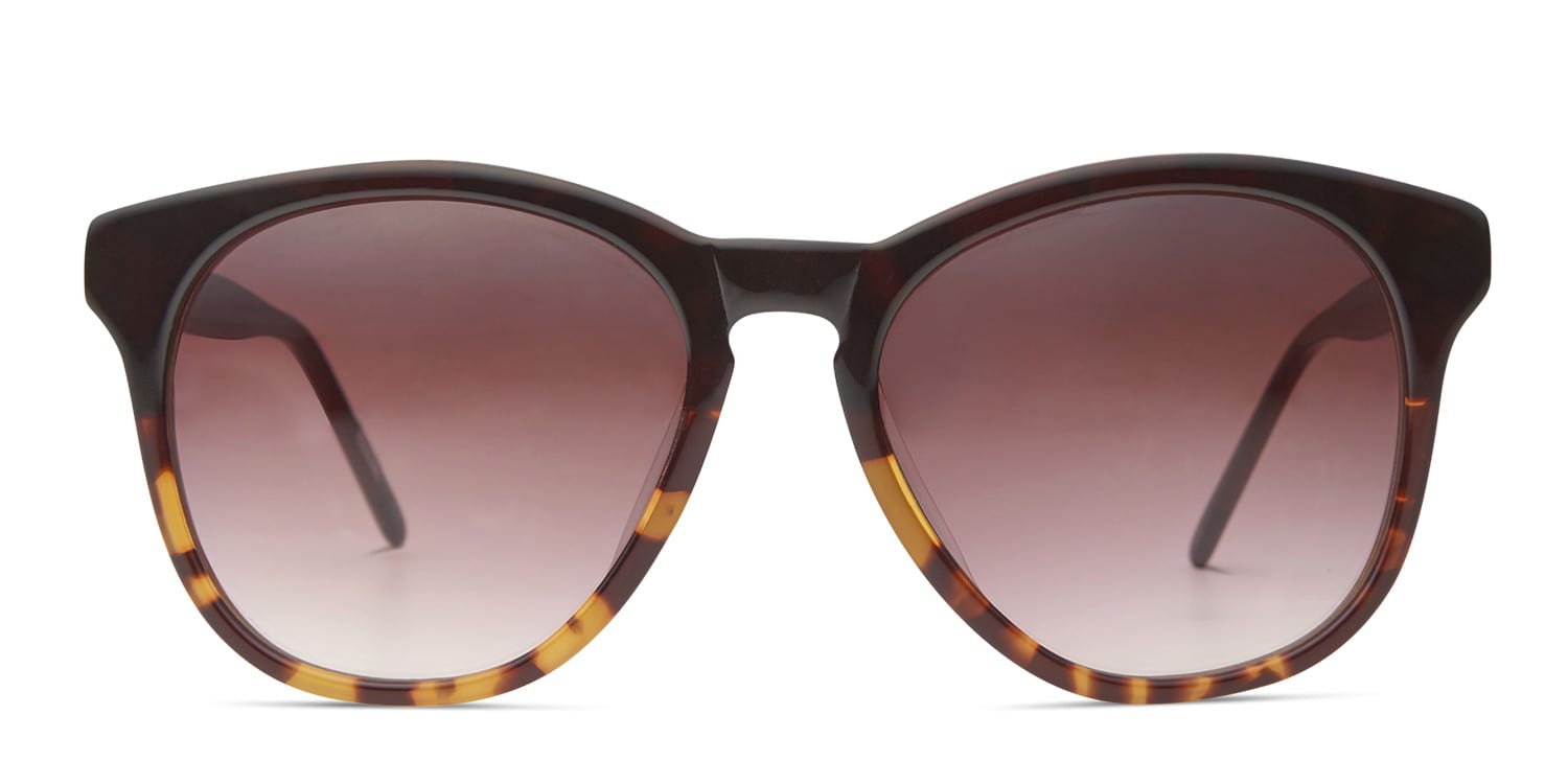 Cortez Brown w/Tortoise NA glasses - Brown / Tortoise - Frontal View