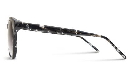 Cortez Black Glitter NA glasses - Black - Side View