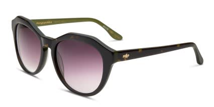 Destin Tortoise w/Green NA glasses - Tortoise / Green - Angle View