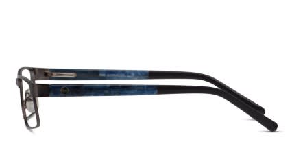 Loyola Gunmetal glasses - Gunmetal - Side View