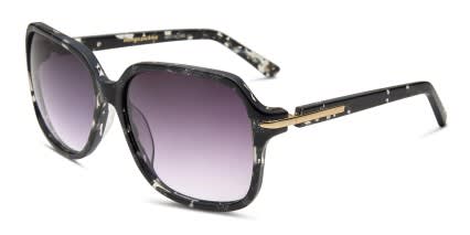 Belleview Black Glitter NA glasses - Black - Angle View