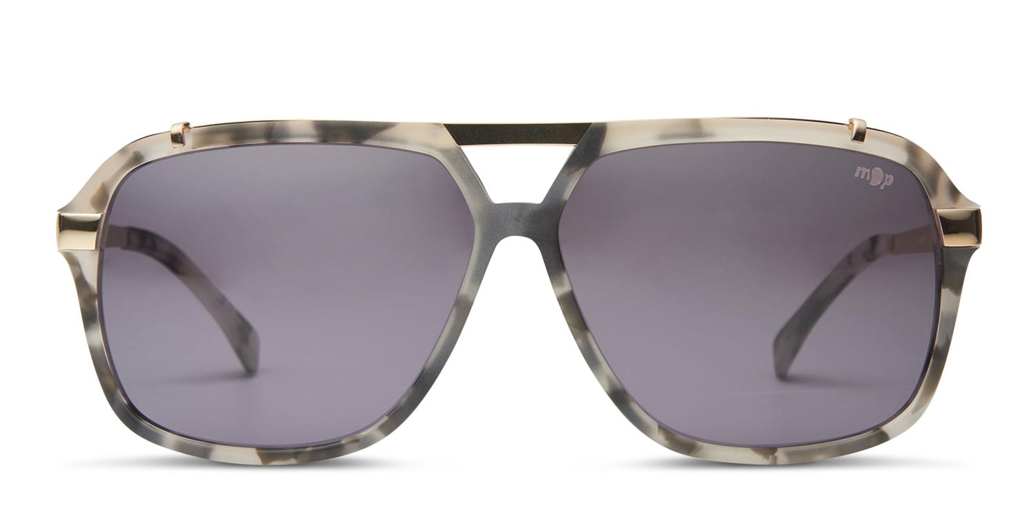 Molino Leopard NA glasses - Gray / Tortoise - Frontal View