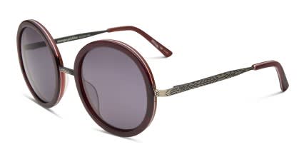 Monticello Red NA glasses - Red - Angle View