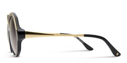 Brooksville Black glasses - Black - Side View