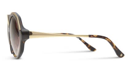 Brooksville Tortoise glasses - Tortoise - Side View
