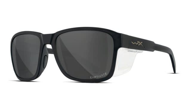 Wiley X Trek Black Prescription Sunglasses - 50% Off Lenses
