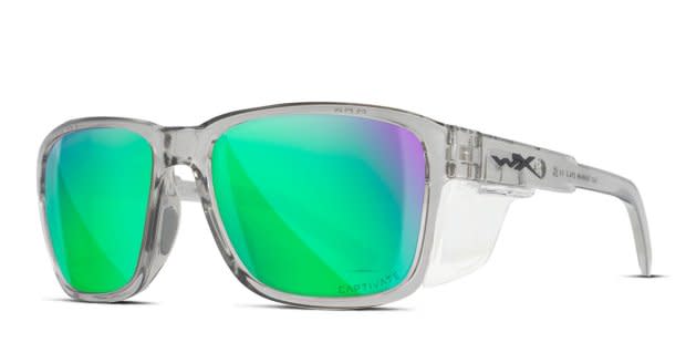Wiley X Trek Gray, Clear Prescription Sunglasses - 50% Off Lenses