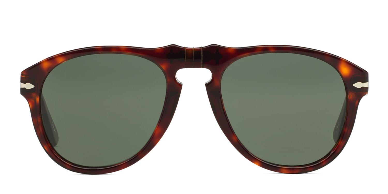 Persol PO0649 Tortoise glasses - Tortoise / Green - Frontal View