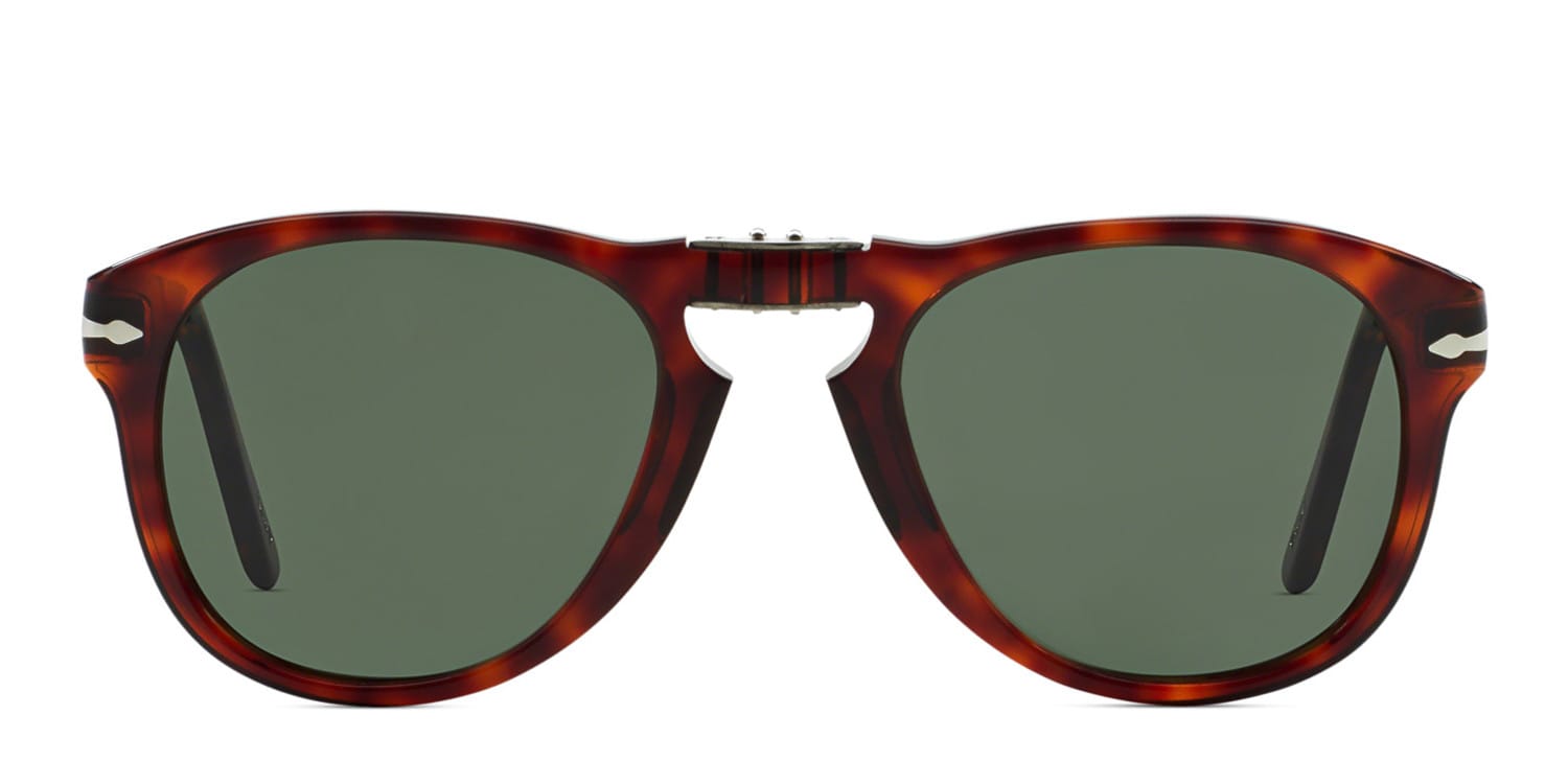 Persol PO0714 Tortoise glasses - Tortoise / Green - Frontal View