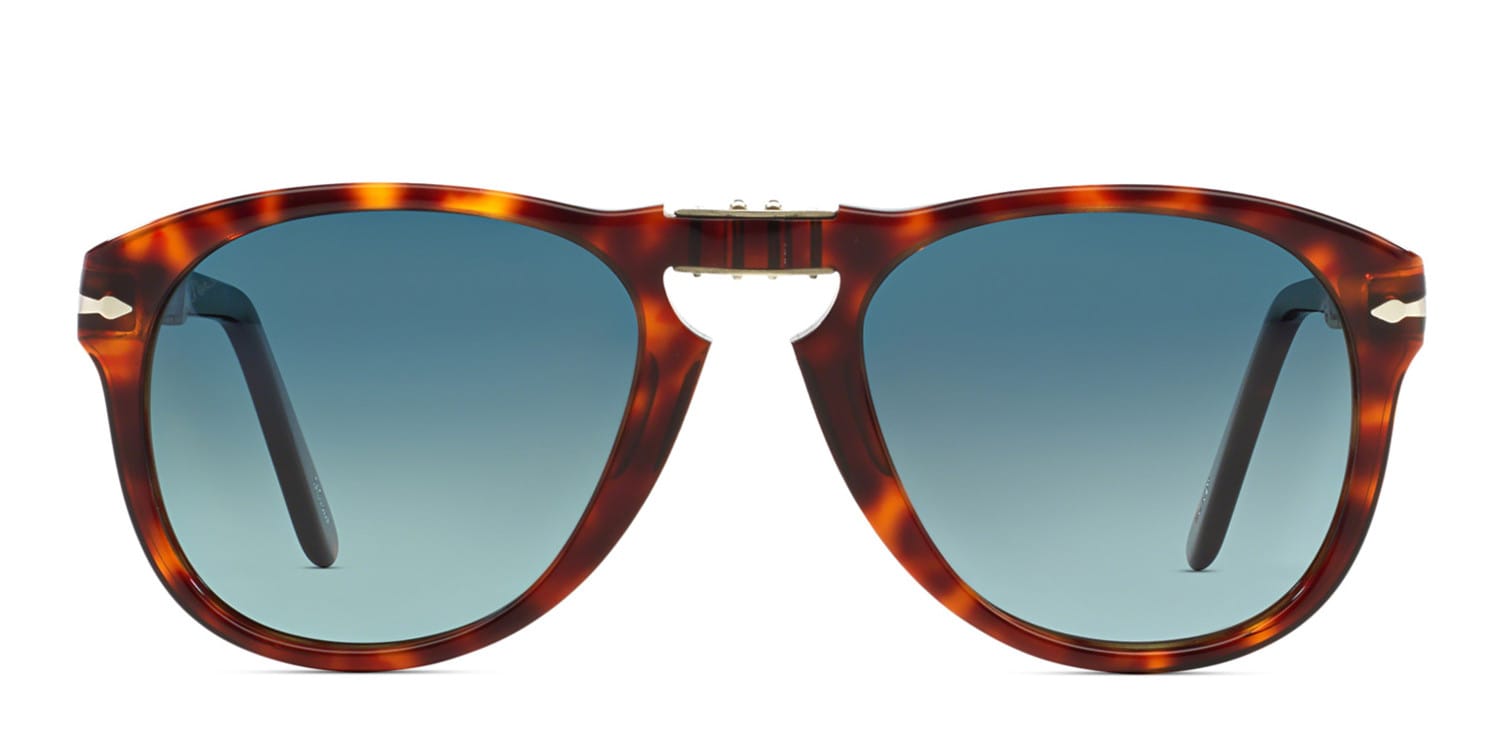 Persol 0PO0714 Tortoise glasses - Tortoise / Blue - Frontal View