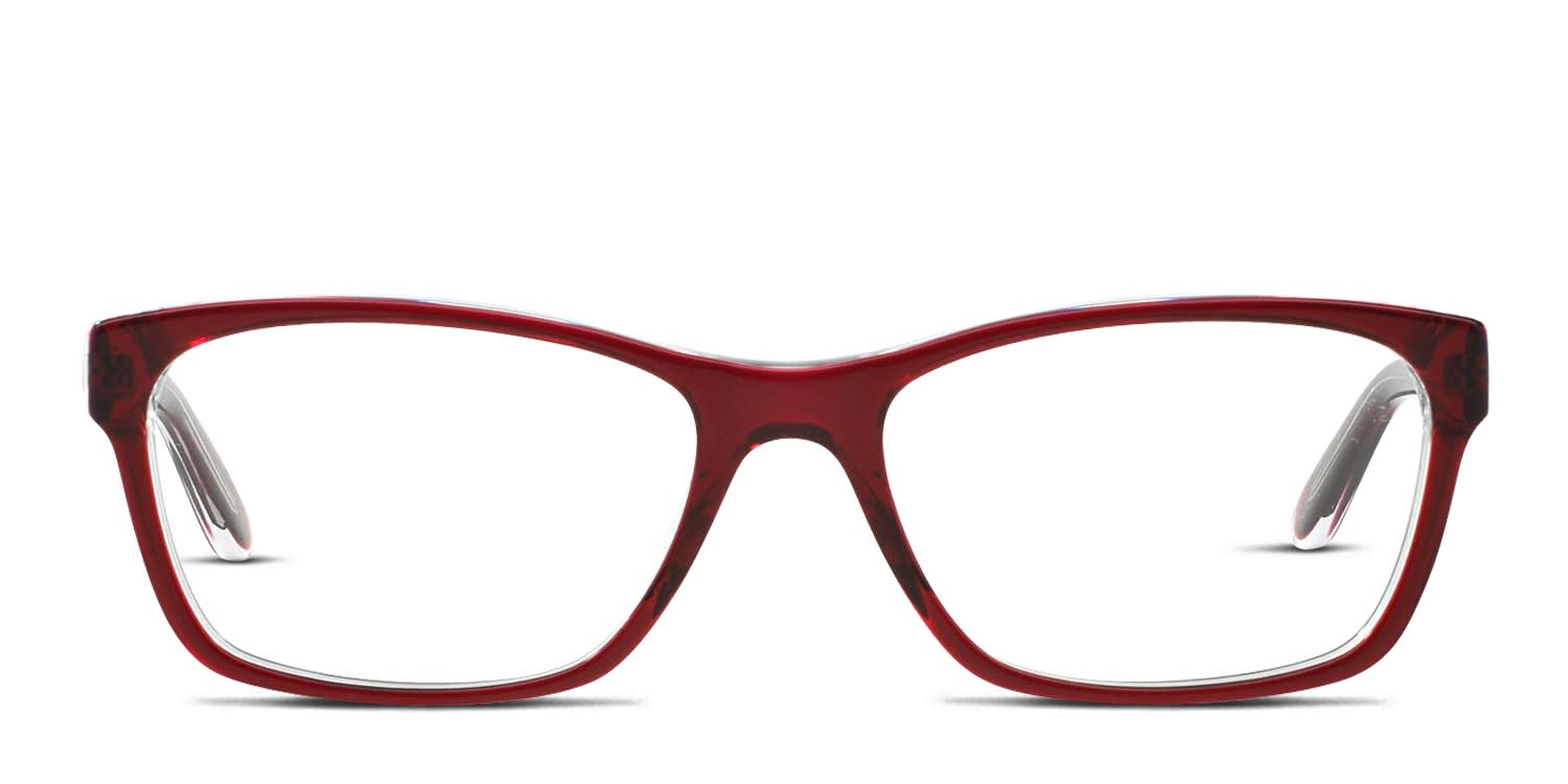 Ralph Lauren RA7039 Clear , Red glasses - Clear / Red - Frontal View