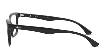 Ray-Ban RX5279F Black glasses - Black - Side View