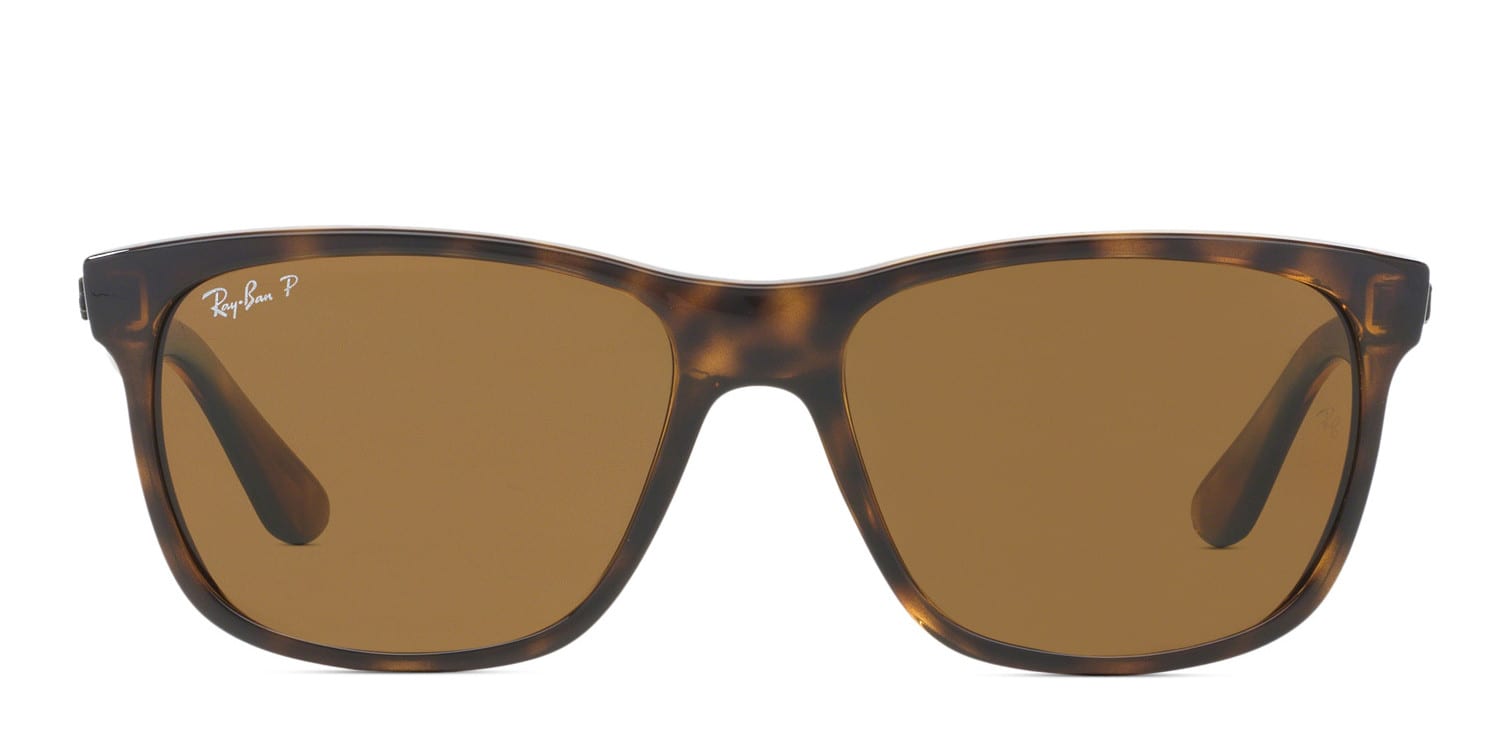 Ray-Ban RB4181 Tortoise, Brown glasses - Tortoise / Brown - Frontal View