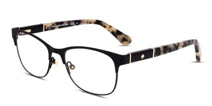 Kate Spade Benedetta Black glasses - Black - Angle View