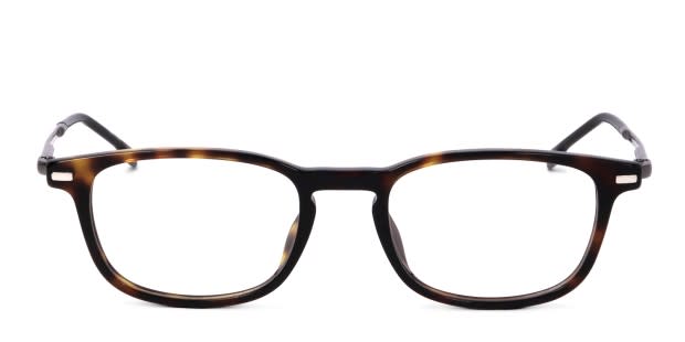 Hugo Boss Rectangular Optical Frames With Classic Tortoiseshell Pattern - NWT Hugo Boss Men main image 4