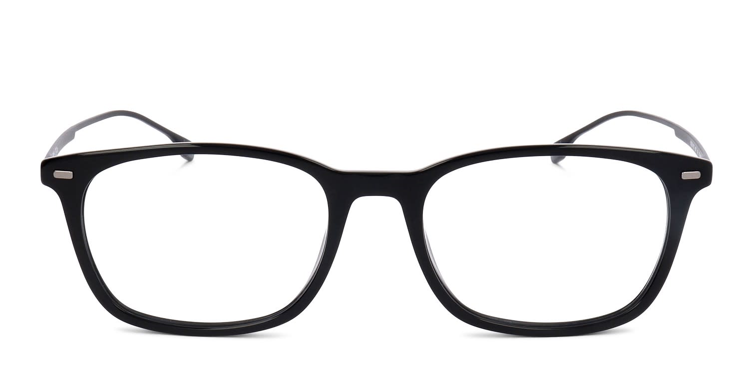 Hugo Boss x Boss 1015 Shiny Black glasses - Shiny Black - Frontal View