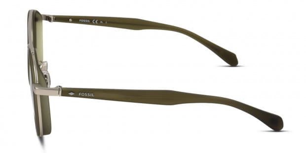 Fossil FOS2082 S green frame with gray gradient lenses. Lenses provide 100 UV protection