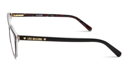 Moschino Love MOL525 Shiny Black glasses - Shiny Black - Side View