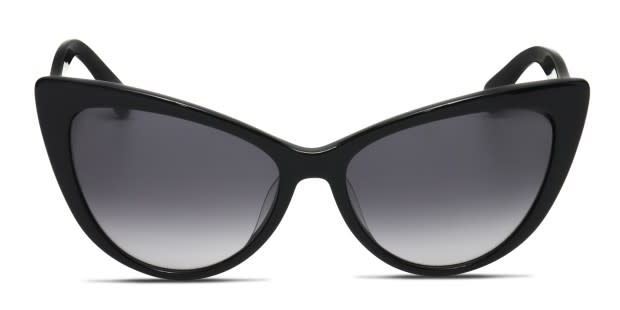 Kate Spade Karina S black frame with gradient smoke lenses