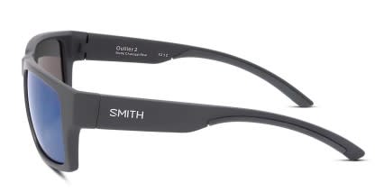 Smith Outlier 2 Gray, Blue glasses - Gray / Blue - Side View