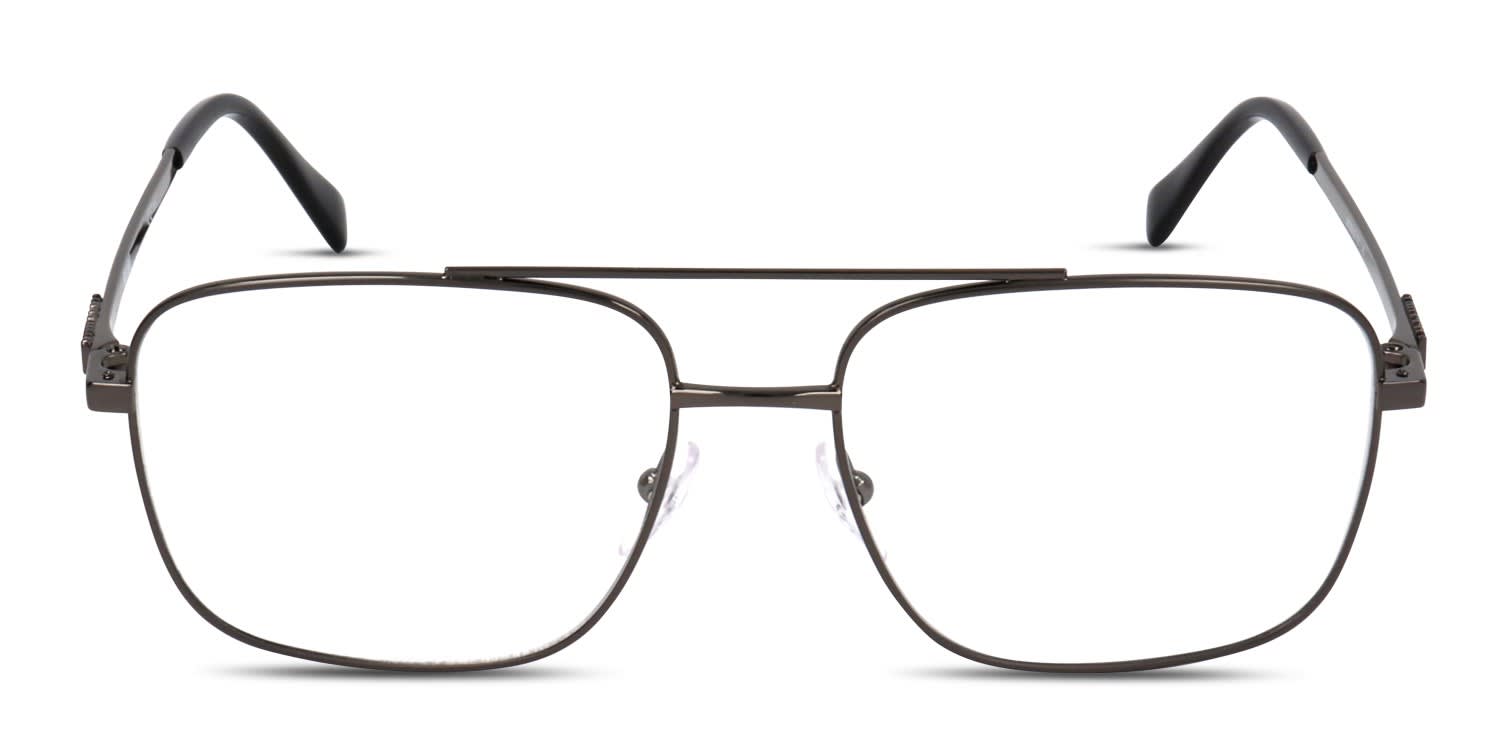 Moschino MOS532 Silver, Black glasses - Silver / Black - Frontal View