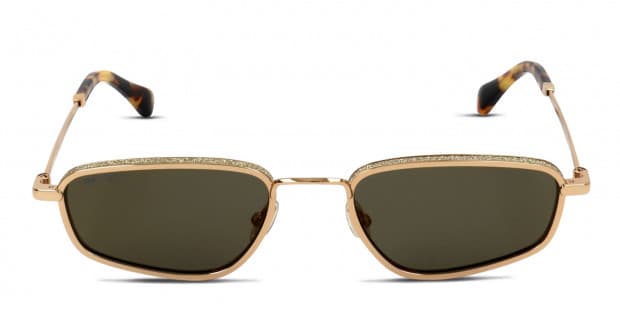 Jimmy Choo Gal/S gold frame with green lenses. Lenses