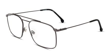 Carrera 189 Silver, Black glasses - Silver / Black - Angle View