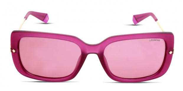Pink polaroid sunglasses on sale