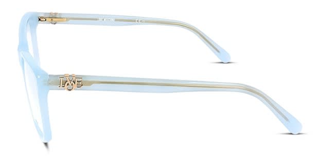 Moschino Love MOL520 Blue, Clear Eyeglasses | Includes FREE Rx Lenses