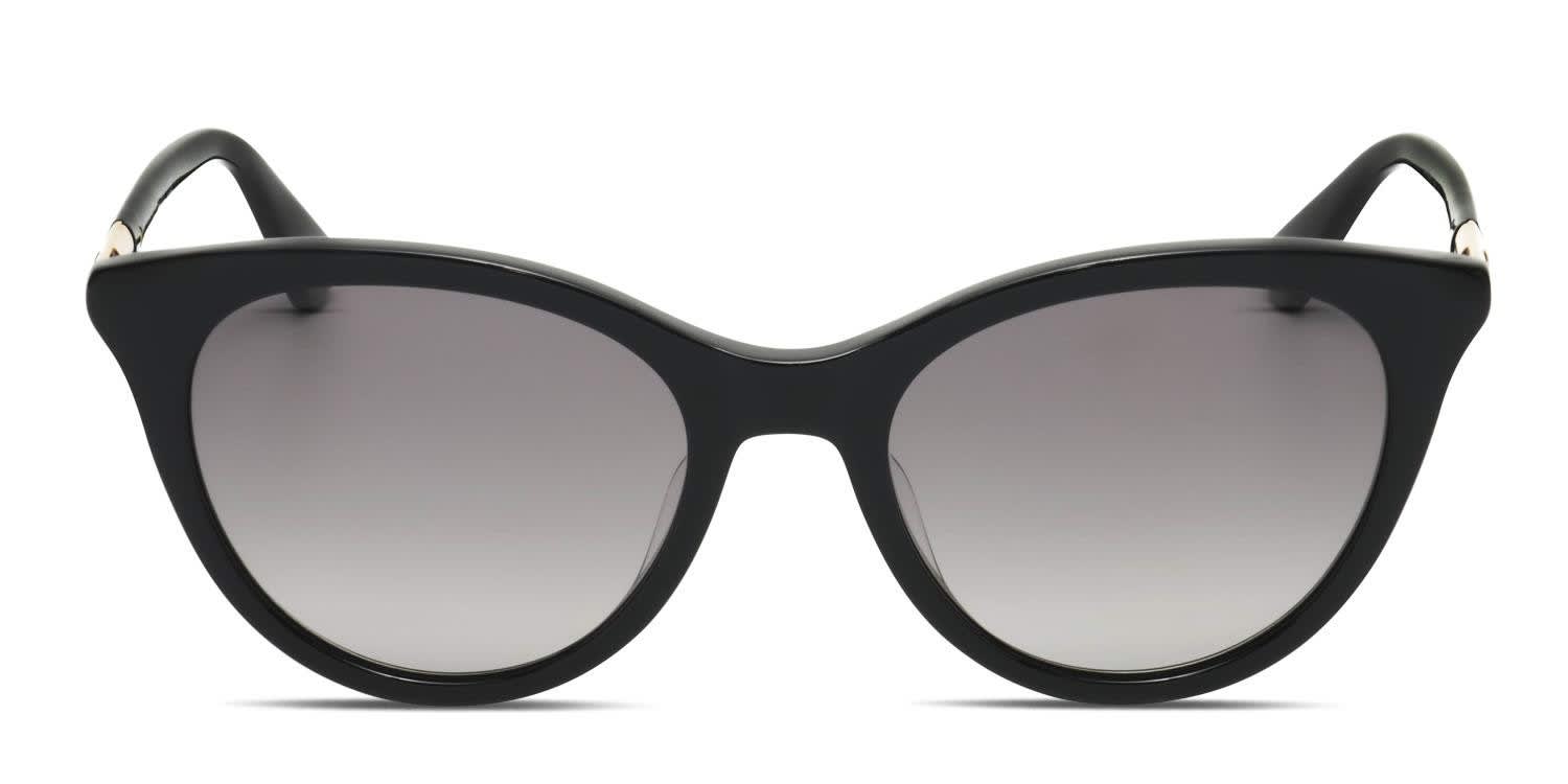 Kate Spade Janalynn/S Shiny Black glasses - Shiny Black - Frontal View