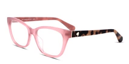Kate Spade Carolan Pink glasses - Pink - Angle View