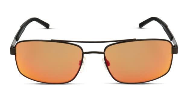 Tommy Hilfiger TH1674/S black frame with orange mirrored lenses