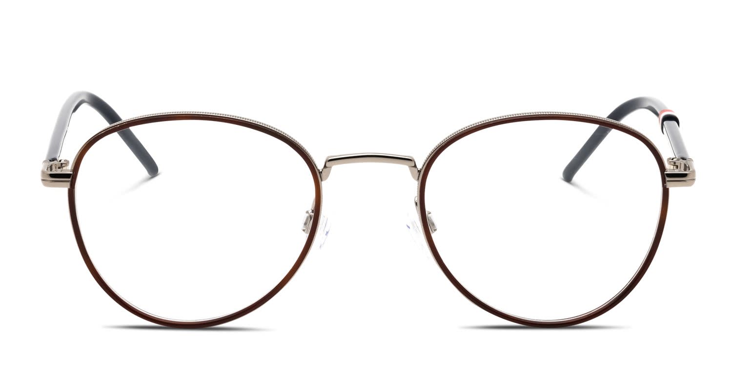 （Tom） Tommy Hilfiger TH1687 Tortoise, Silver Prescription Eyeglasses
