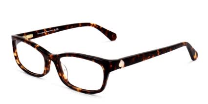 Kate Spade Lizabeth Tortoise glasses - Tortoise - Angle View