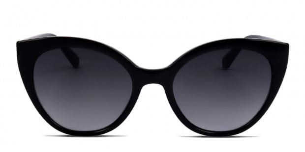 Kate Spade Amaya O S Shiny Black Prescription Sunglasses