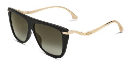 Jimmy Choo SUVI/S Black glasses - Black - Angle View